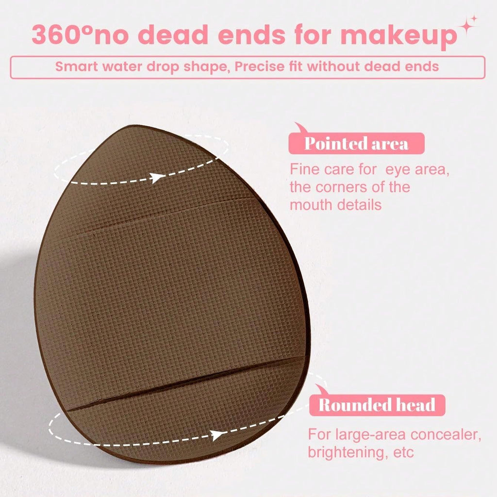 HGHDBT Juego de 44 brochas de maquillaje marrón, kit de maquillaje...