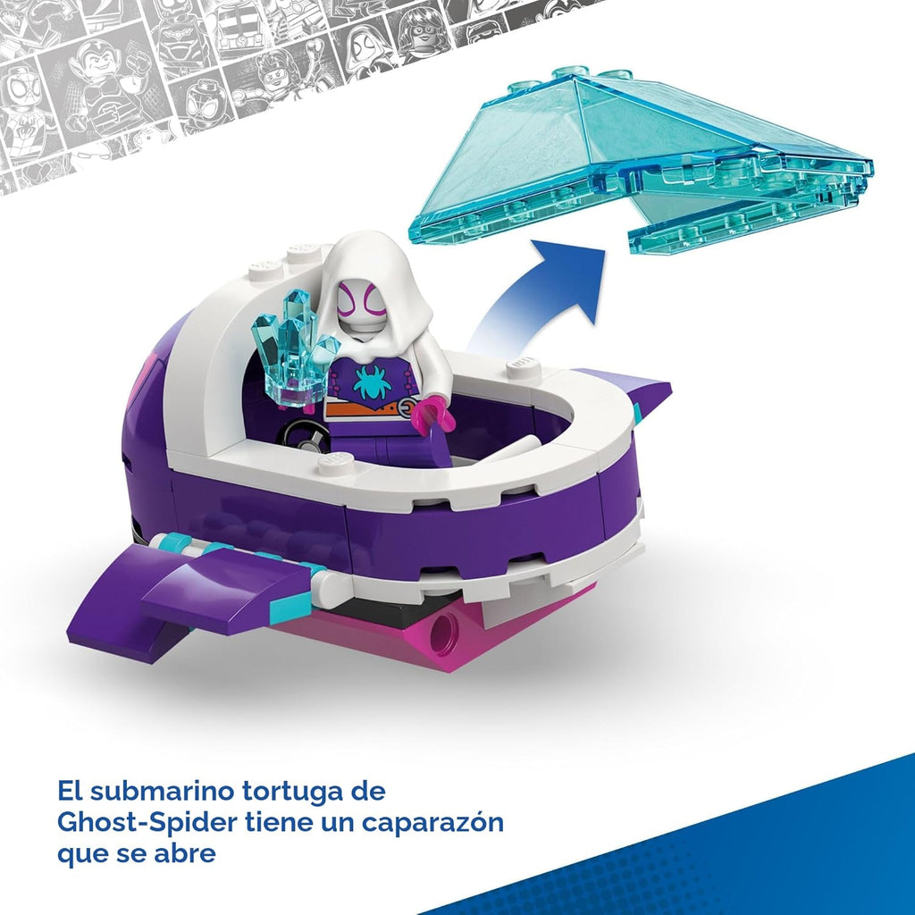 LEGO Marvel Spidey and His Amazing Friends Spidey: Vehículos submar...