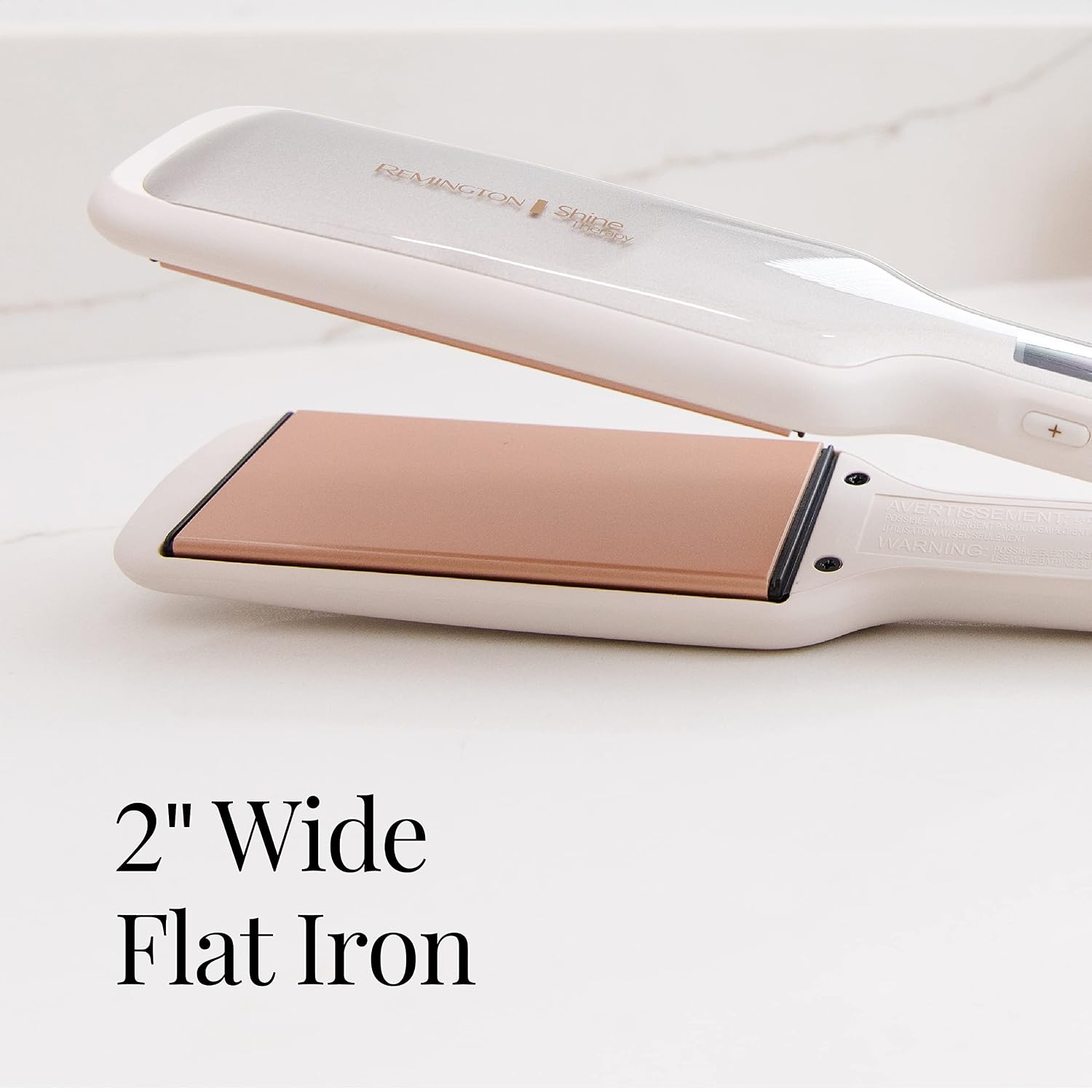 Remington Shine Therapy - Alisadora de cabello de 2 pulgadas, planc...