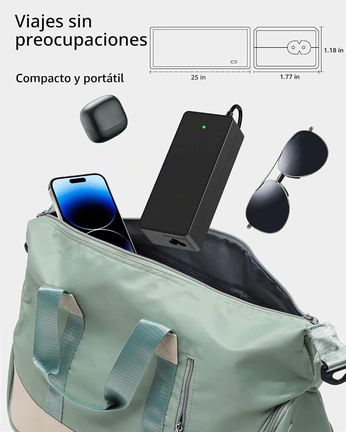 VHBW Cargador de scooter de 42V 2A compatible con Hiboy S2 Pro S2 K...