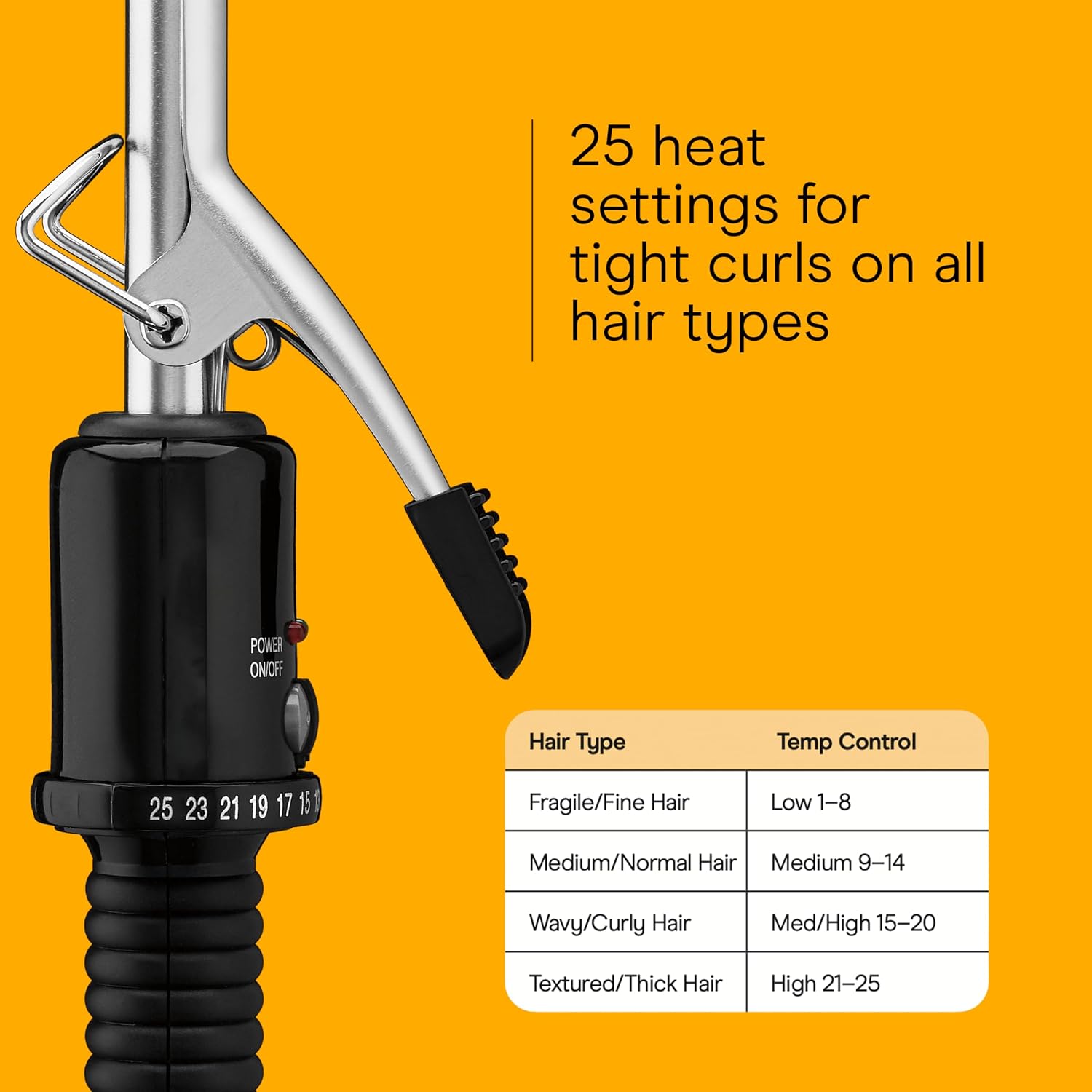 Conair Calor instantáneo 1\/2 pulgadas rizador de hierro