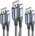 sweguard Cable de carga USB tipo C [3 unidades, 10 pies + 6.6 pies...