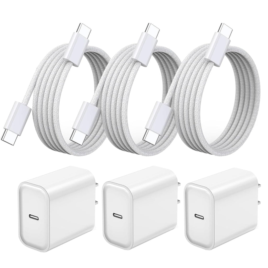 Cargador para iPhone 17 16 15 Pro Max de carga rápida 3 unidades 20...