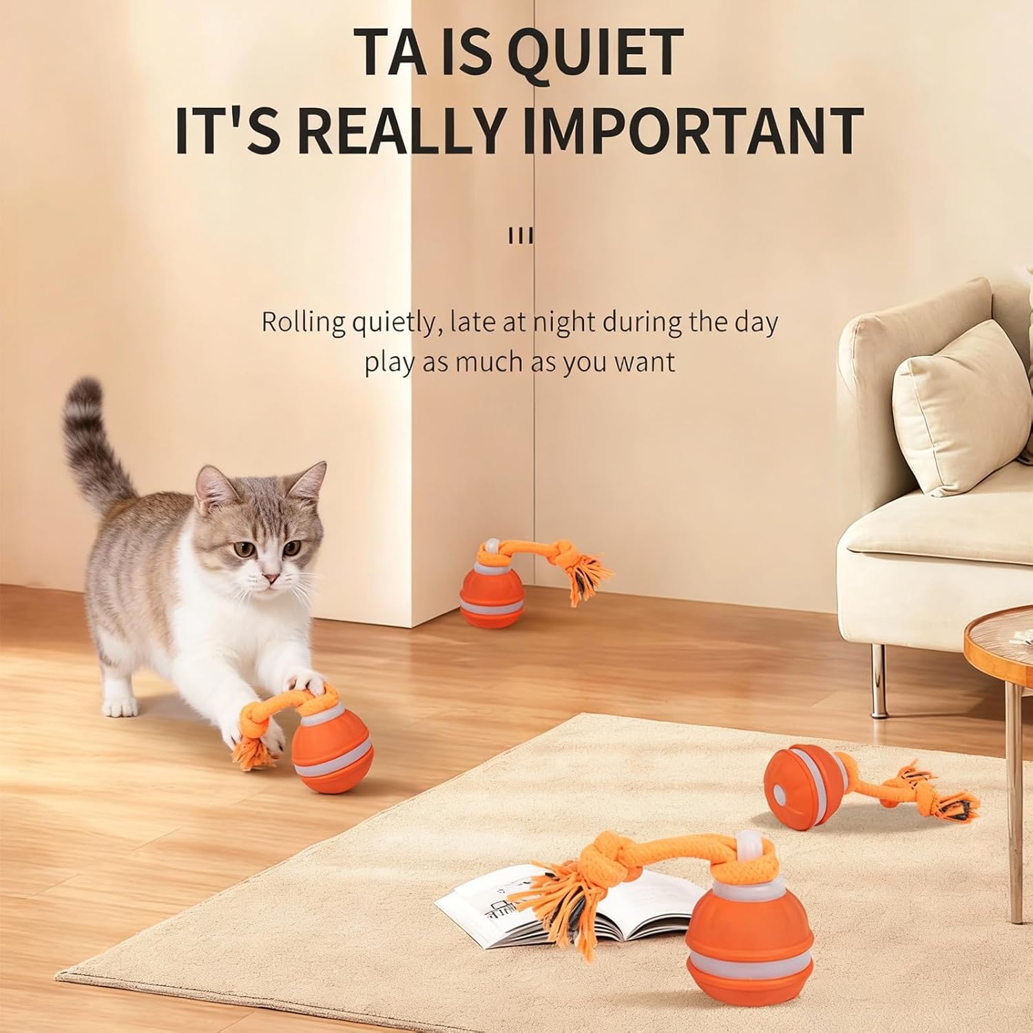 SPGSWCY Juguetes interactivos inteligentes para gatos de interior \...