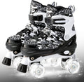 Kuxuan Skates - Patines ajustables de camuflaje para niños y niñas,...