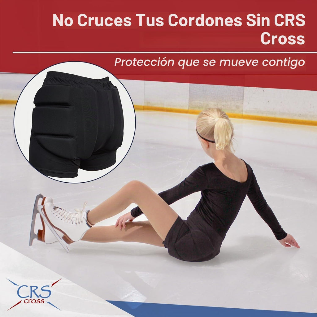 CRS Cross Padded Figure Skating Shorts. Crash Pad Pants for Hip \/...