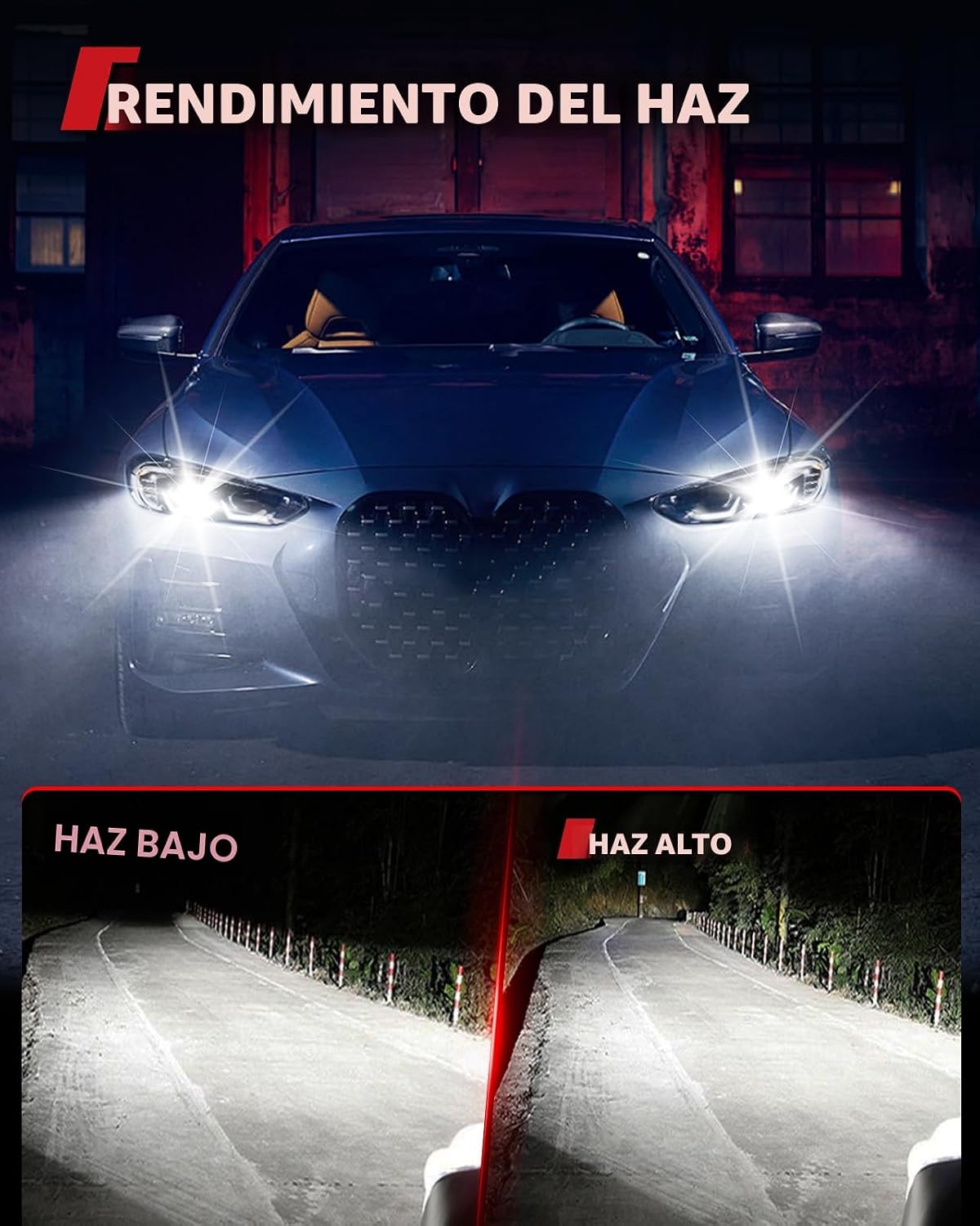 Torchbeam Bombilla HID D2S - Bombillas HID de xenón blanco frío de...
