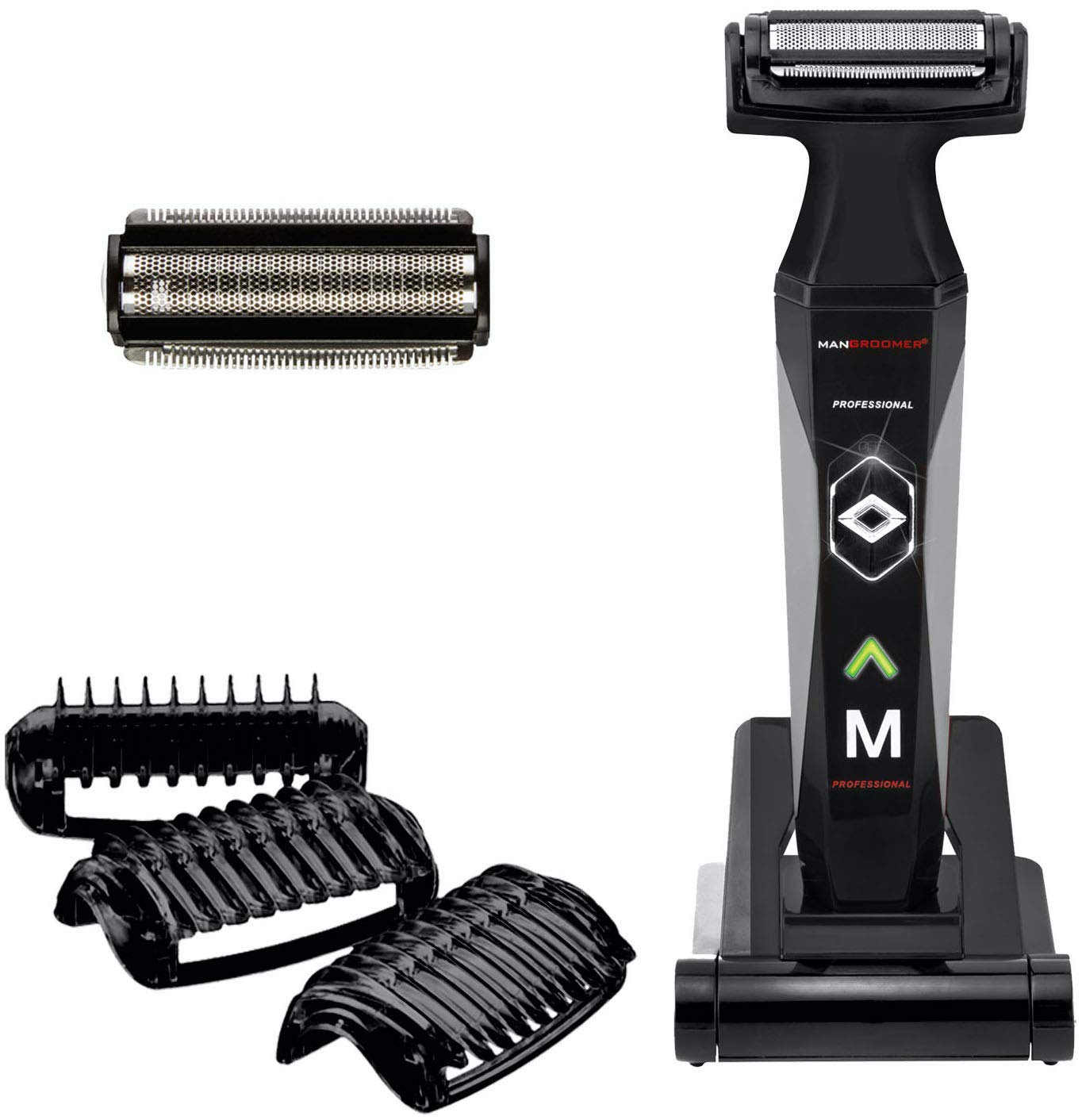 MANGROOMER 2.0 Peluquero corporal profesional, peluquero de bolas y...