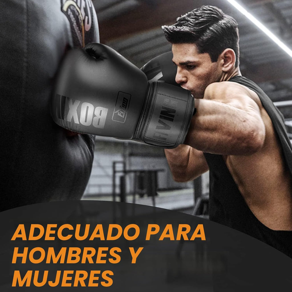 FIVING Guantes de boxeo para hombres y mujeres, adecuados para boxe...
