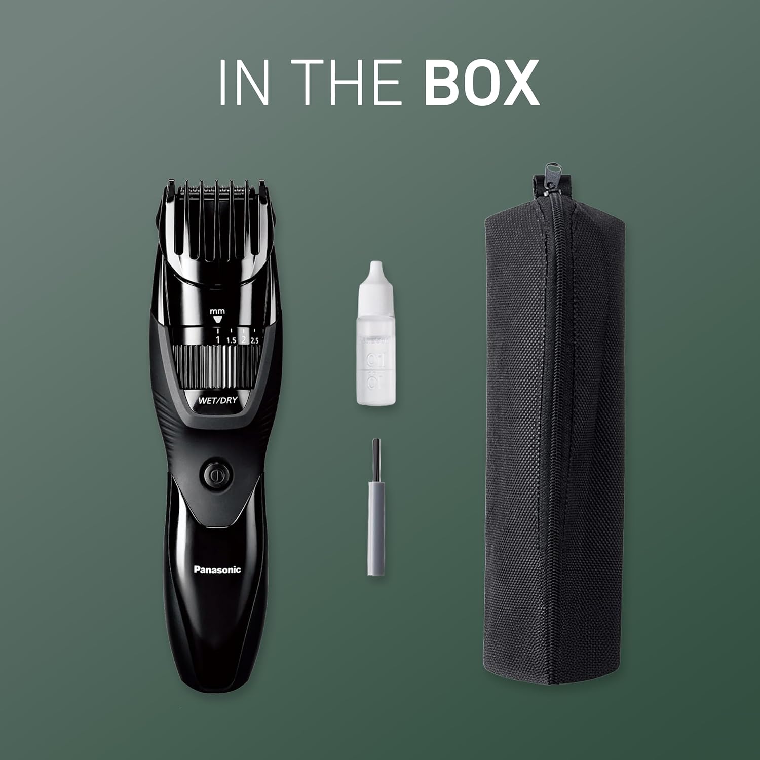 Panasonic depiladora inalámbrica para barba para hombres con dial d...