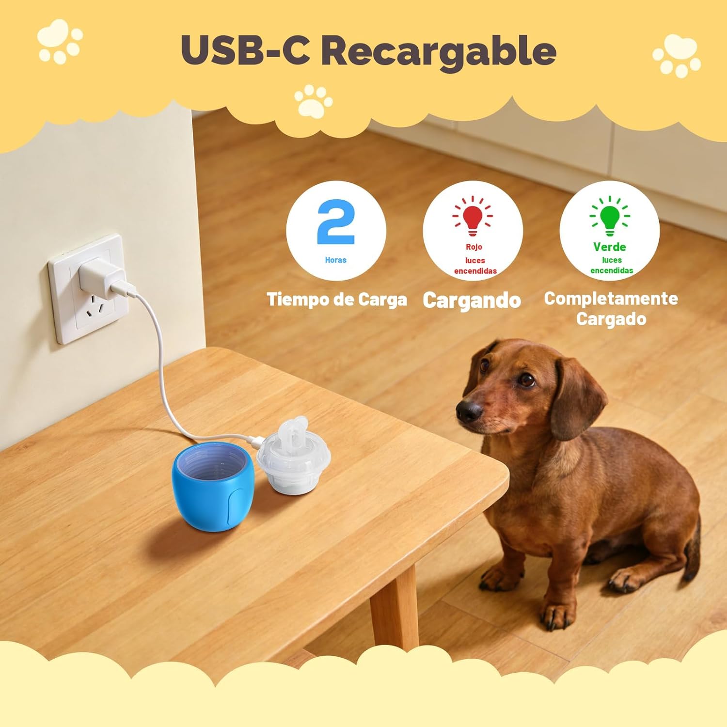 COPHCY Juguetes interactivos para perros, juguete automático para p...
