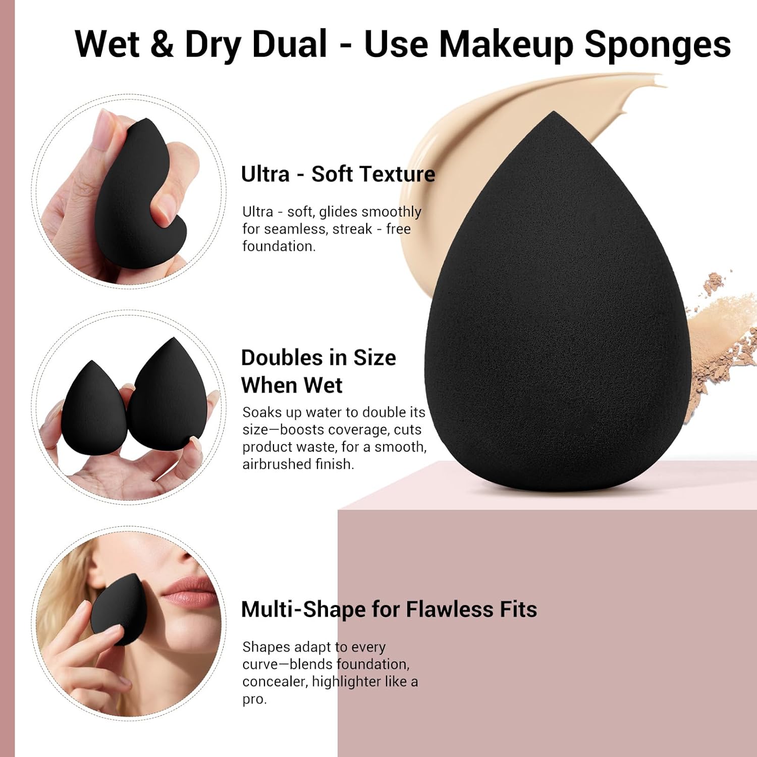 MAANGE Juego de Brochas de Maquillaje de 51 Piezas Profesionales pa...