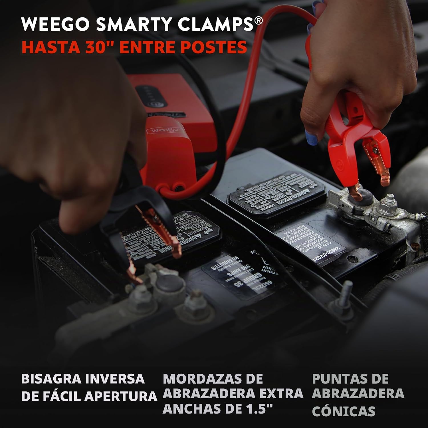 Weego 44s: Arrancador de batería de litio de 12V para automóvil de...
