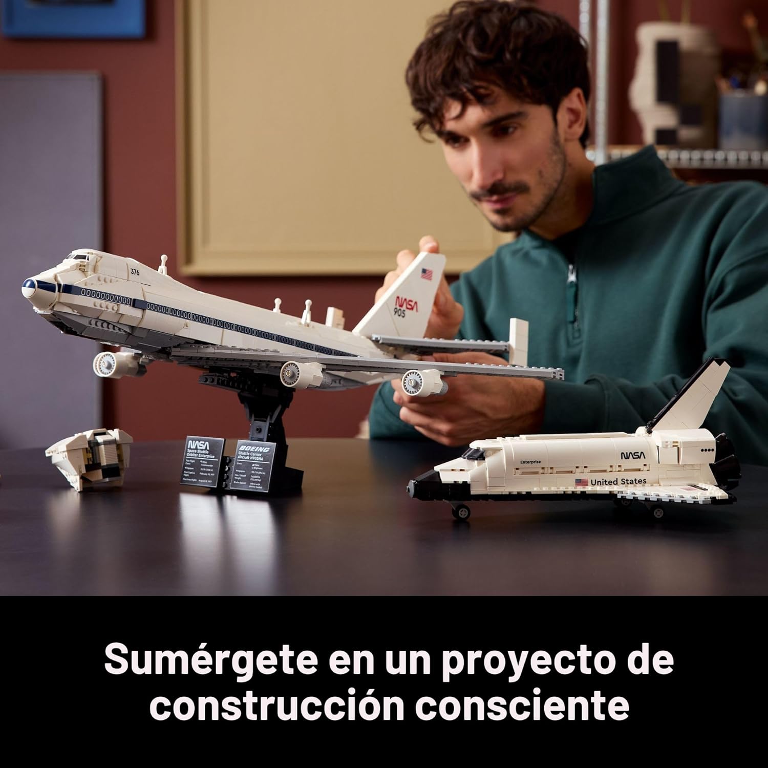 LEGO Icons Shuttle Carrier Aircraft - Juego de construcción de avio...