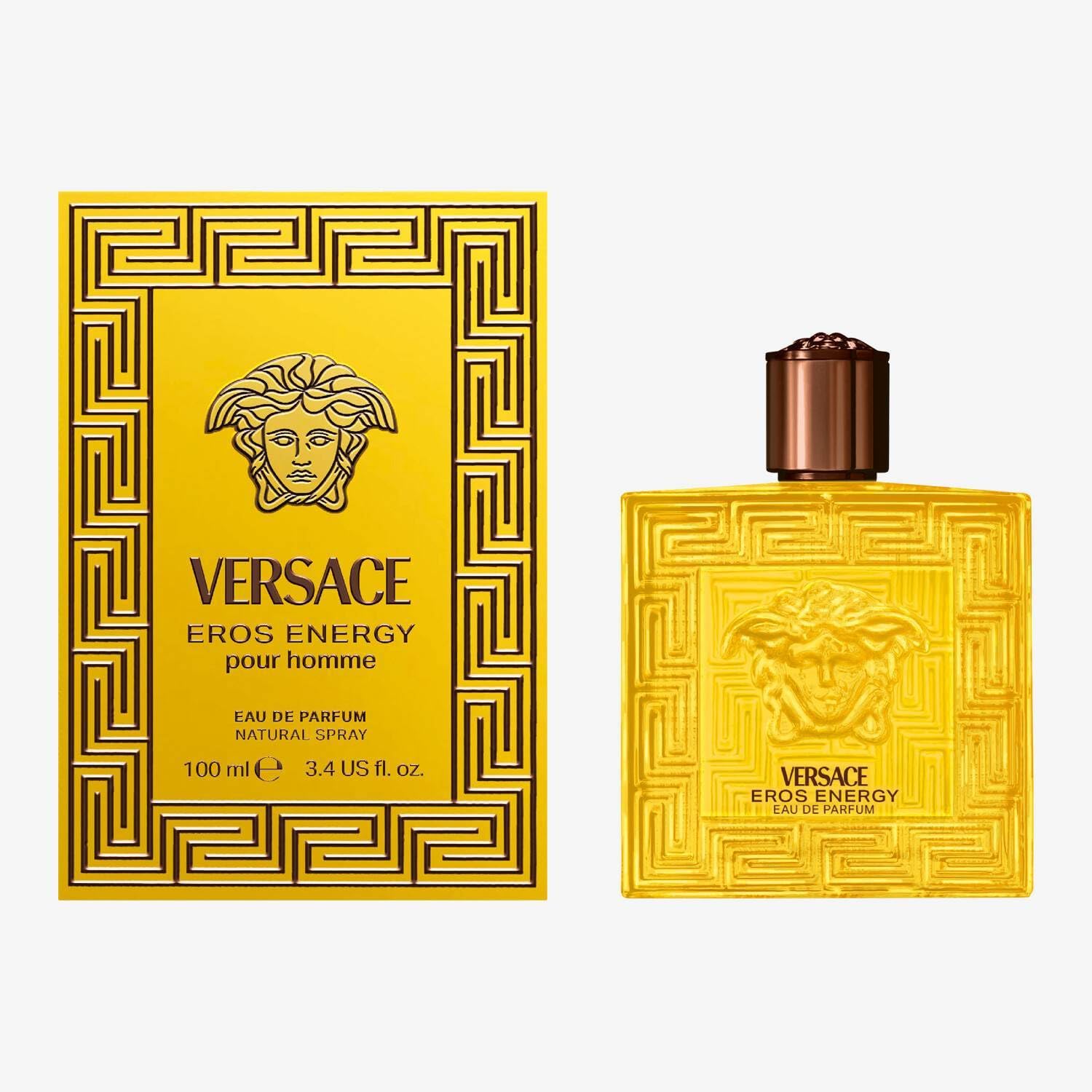 Versace Eros Energy para hombre - Perfume en espray de 3.4 onzas |