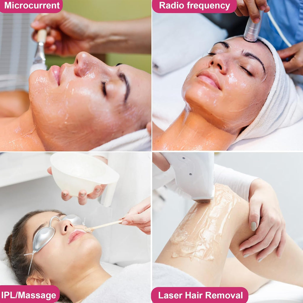 YMEYFAN Gel conductor grande de 2,5 litros para dispositivo facial...