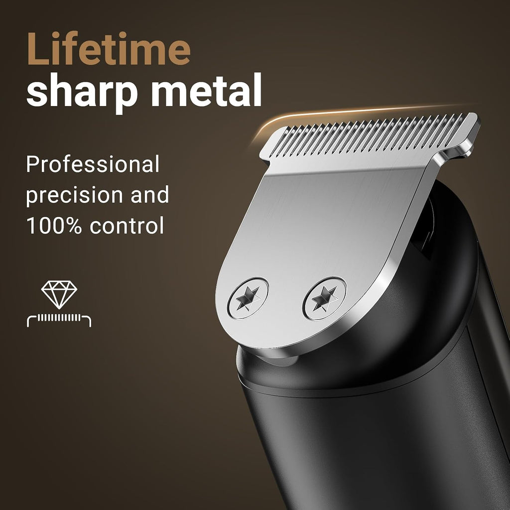 SHPAVVER ETHUP Recortadora de barba recargable para hombres: cortap...