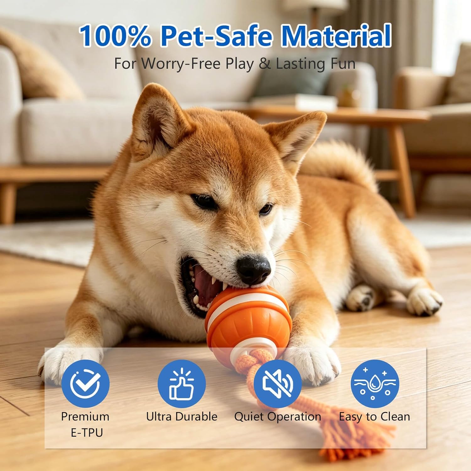 Craynivel Juguetes interactivos para perros, pelota automóvil de 36...