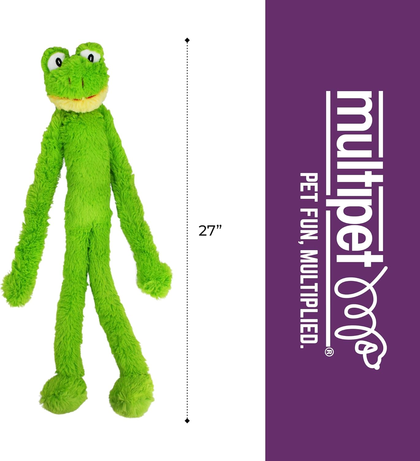 Multipet - Juguete de peluche de rana verde XXL de 76,2 cm para per...