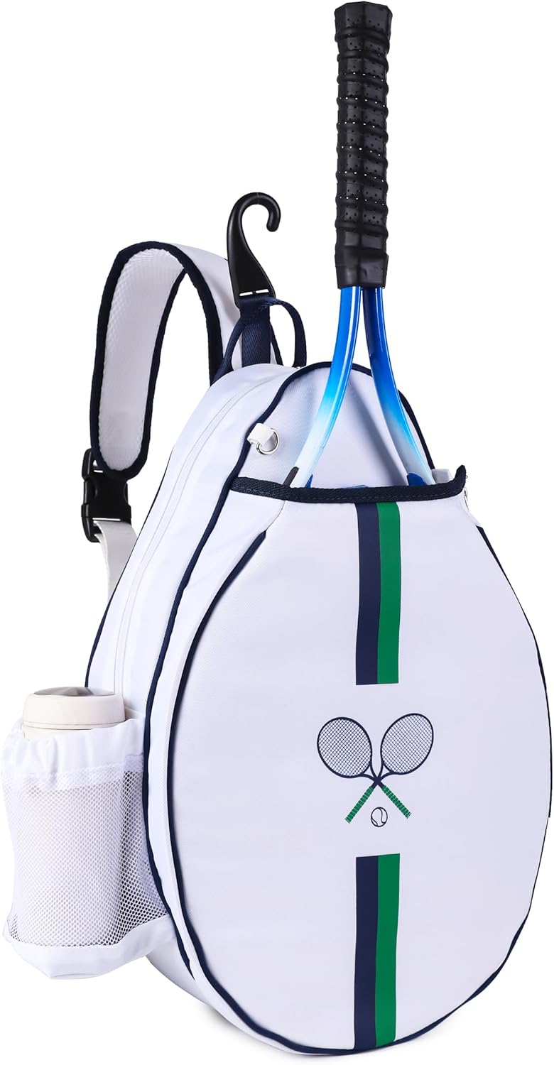 Rejolly Bolsa Bandolera de Raqueta de Tenis para Mujeres y Hombres...