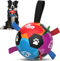 QDAN Juguetes para perros, pelotas duraderas para perros con correa...