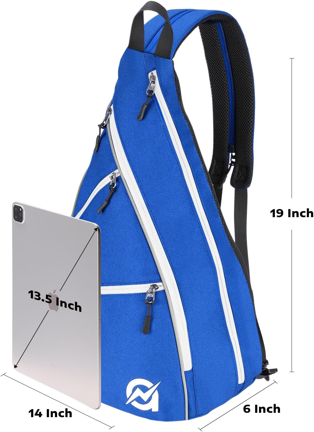 A11N SPORTS Bolsa de Pickleball, Bandolera Reversible con Correa Cr...
