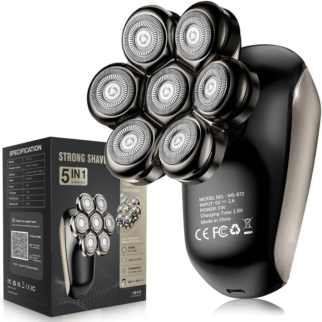 Afeitadoras de cabeza para hombres calvos: maquinilla de afeitar el...