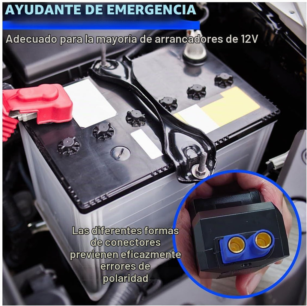 Abrazaderas de arranque inteligentes, cables de abrazadera de refue...