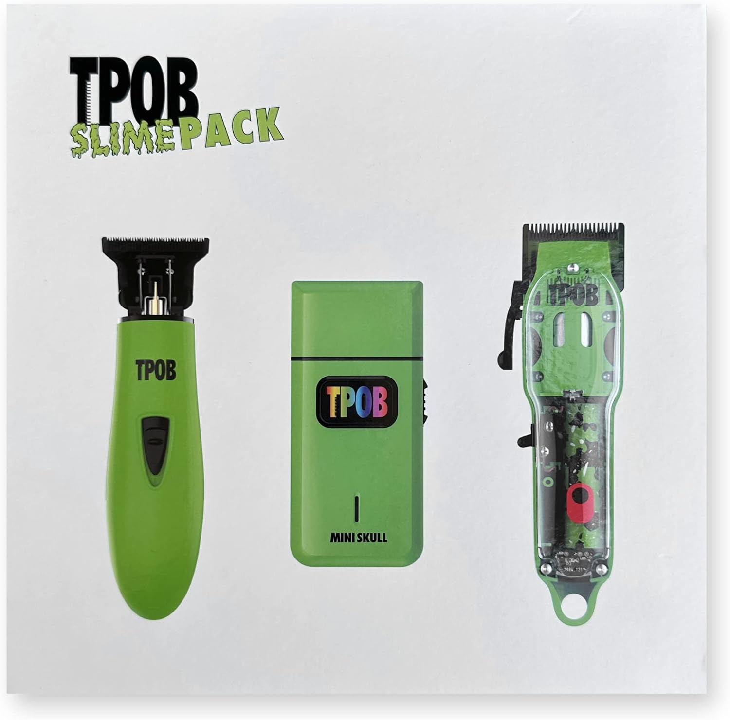 TPOB Slime 2 - Juego de cortapelos de peluquería para hombres con e...