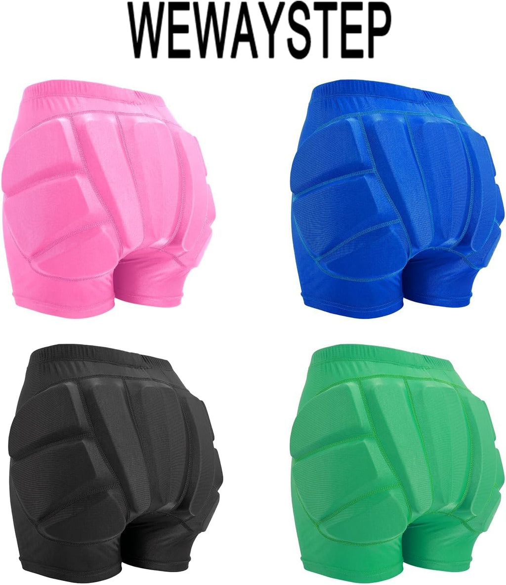 Pantalones cortos acolchados para niños para patinaje, almohadillas...