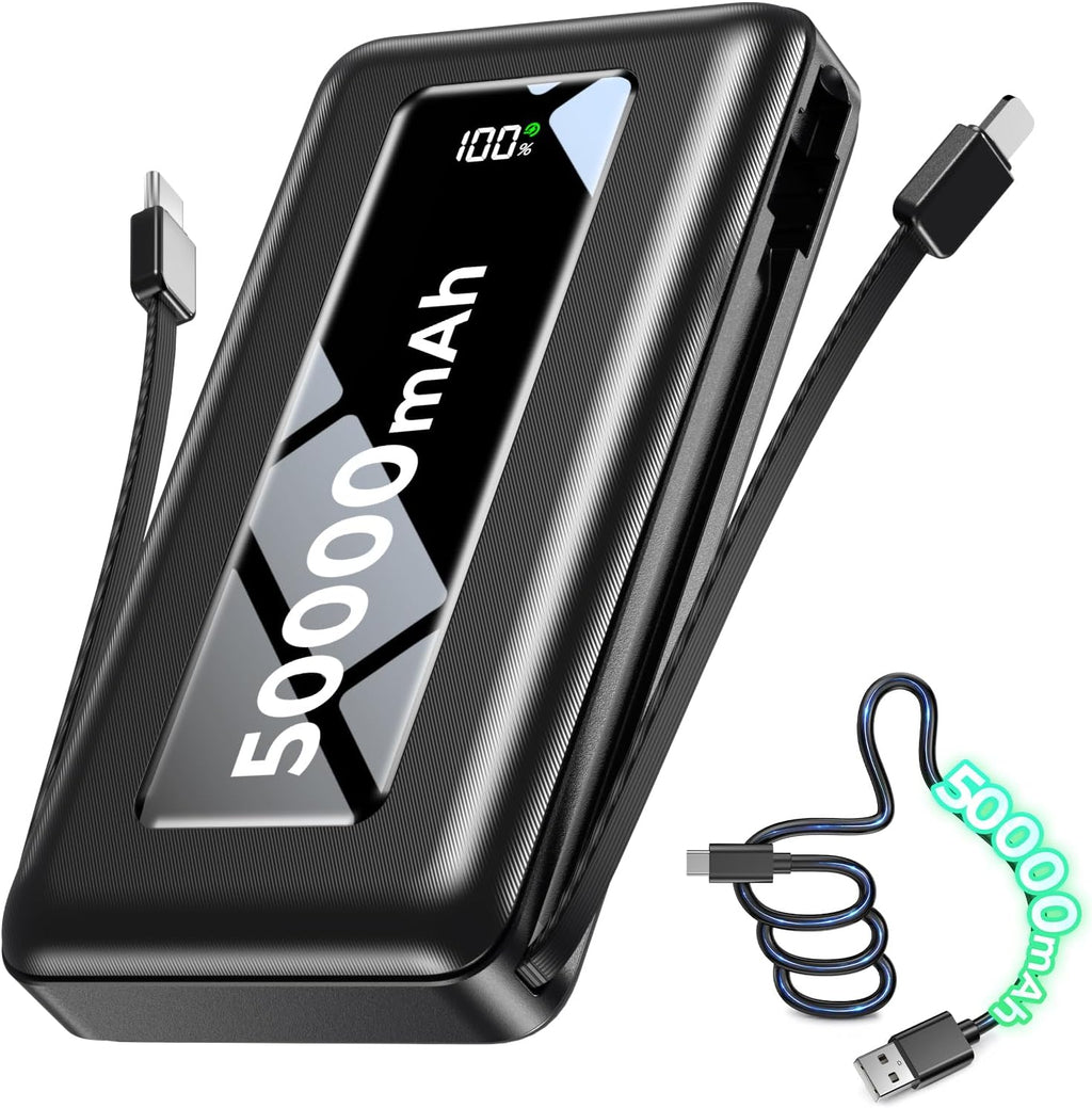 Cargador portátil de 50000 mAh, esencial de viaje de gran capacidad...