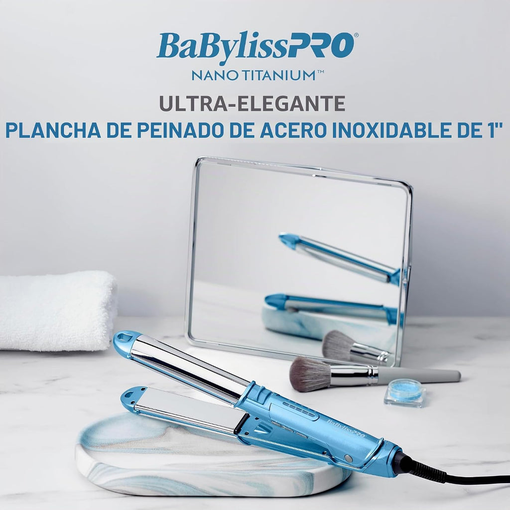 BaBylissPRO Plancha de Peinado de Acero Inoxidable Ultra-Elegante d...