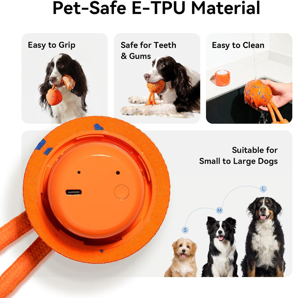 Cheerble Juguete interactivo inteligente para perros, bola de rollo...