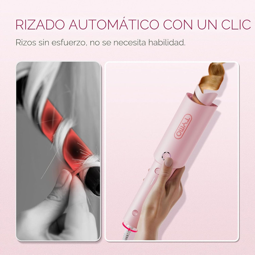 TYMO Rizador Automático Giratorio - TYMO CURLPRO Varita de Rizado p...