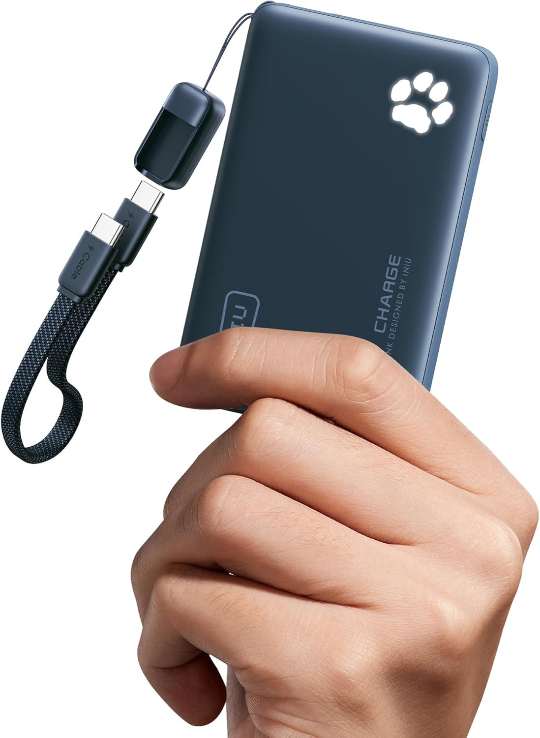 INIU Cargador portátil, ultra delgado de 10000 mAh, 45 W, batería d...