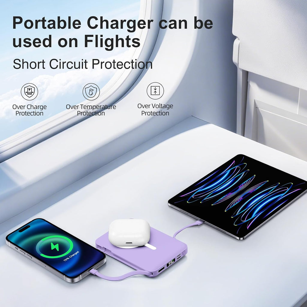 Vexnara para cargador portátil Magsafe - Paquete de batería de 1000...
