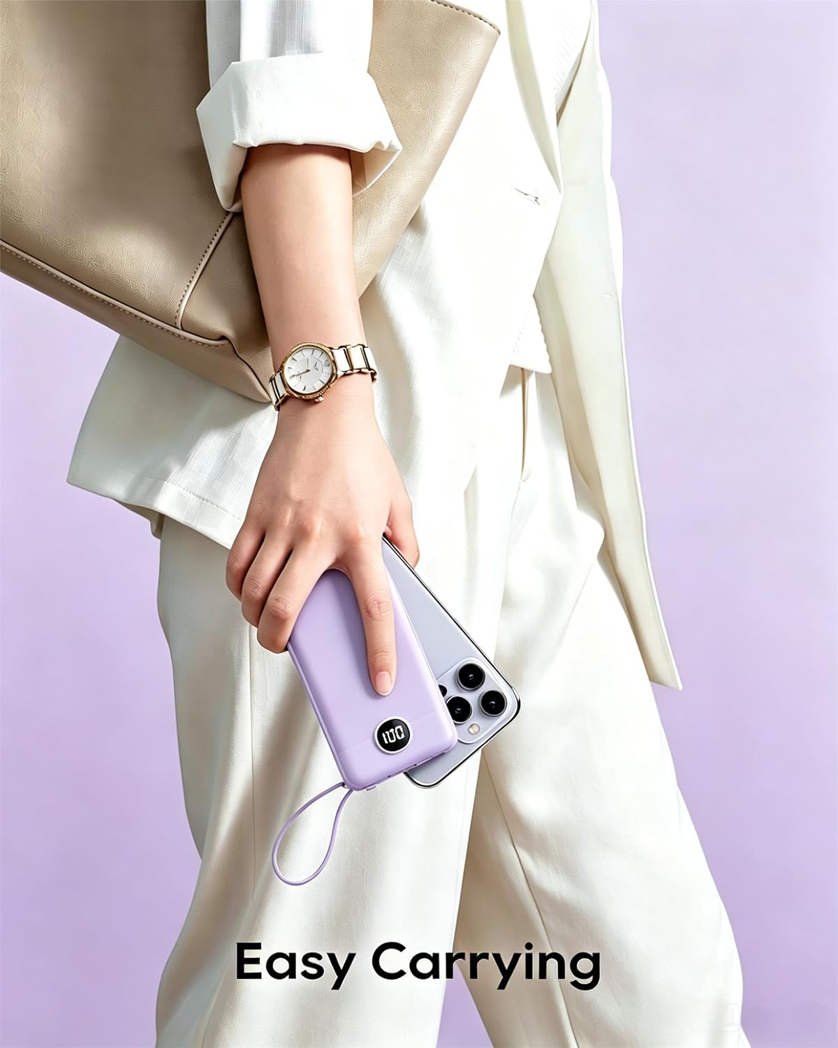 VRURC Cargador Portátil Power Bank, Paquete de Batería de 10000mAh...
