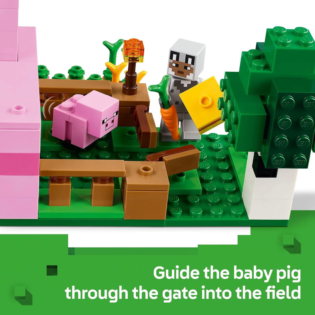 LEGO Minecraft - Figuras de juguete y juego de La Casa del Cerdito...