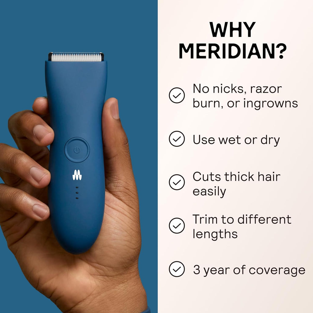 MERIDIAN The Trimmer Original - Recortadora de vello corporal para...