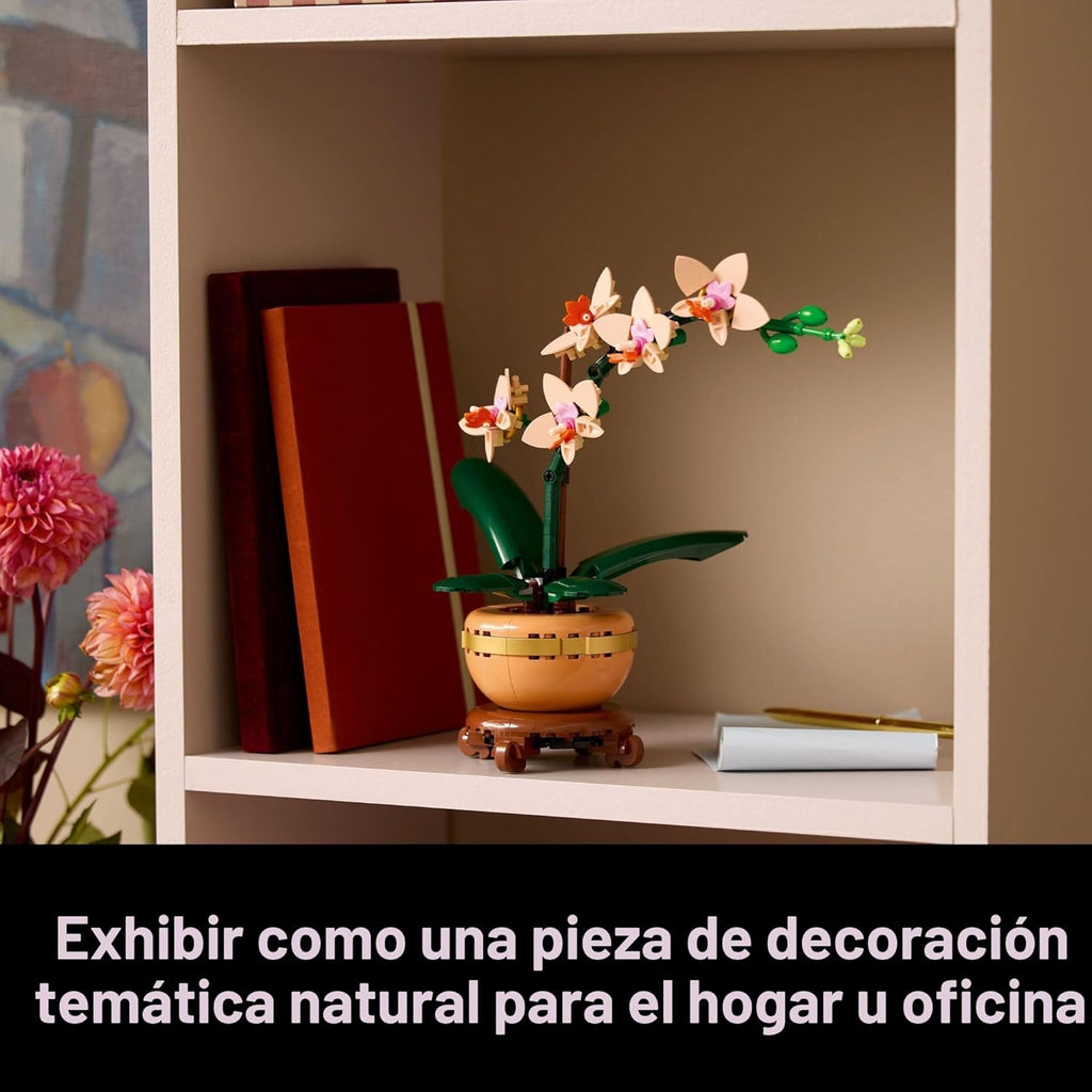 LEGO Botanicals - Set de Construcción Mini Orquídea - Artificial, O...