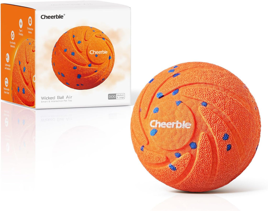 Cheerble Juguetes inteligentes interactivos para perros, bola Wicke...
