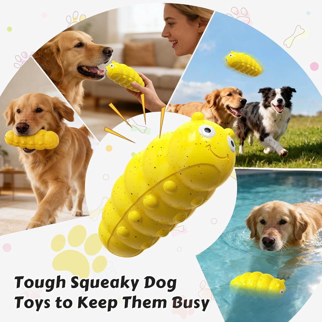 Whiskopia Juguetes masticables resistentes para perros, juguetes ch...