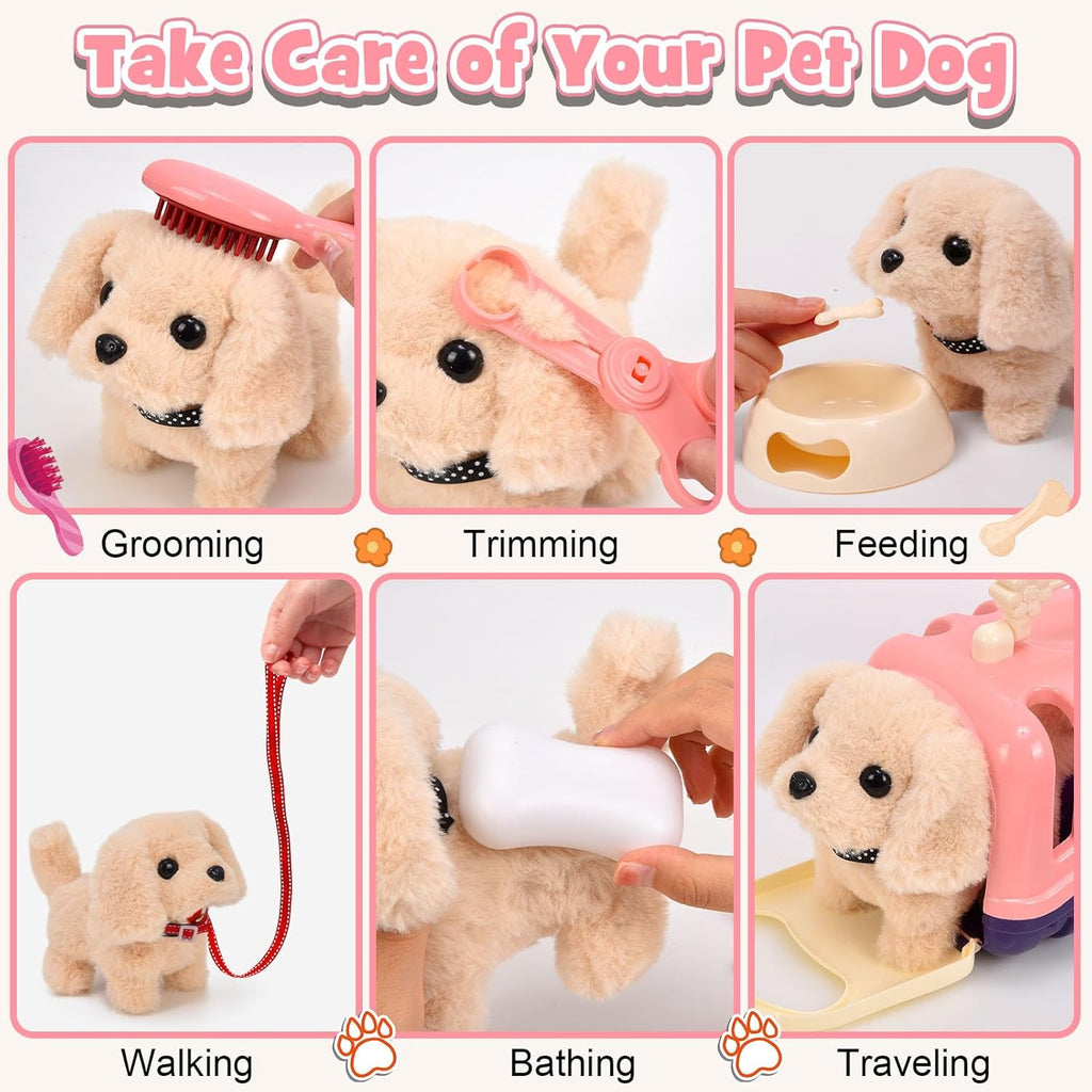 G.C 13 juguetes para perros para niños y niñas, caminando ladrando,...