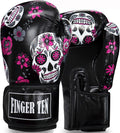 FINGER TEN Guantes de boxeo para mujeres, para entrenamiento de box...