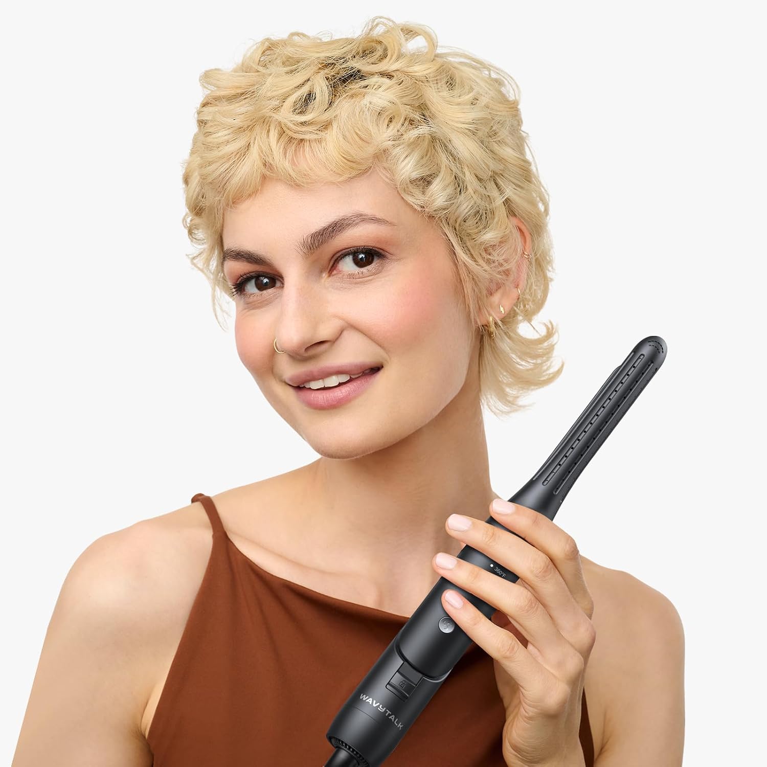 Wavytalk Plancha plana tipo lápiz de 1,65 pulgadas, lápiz rizador d...