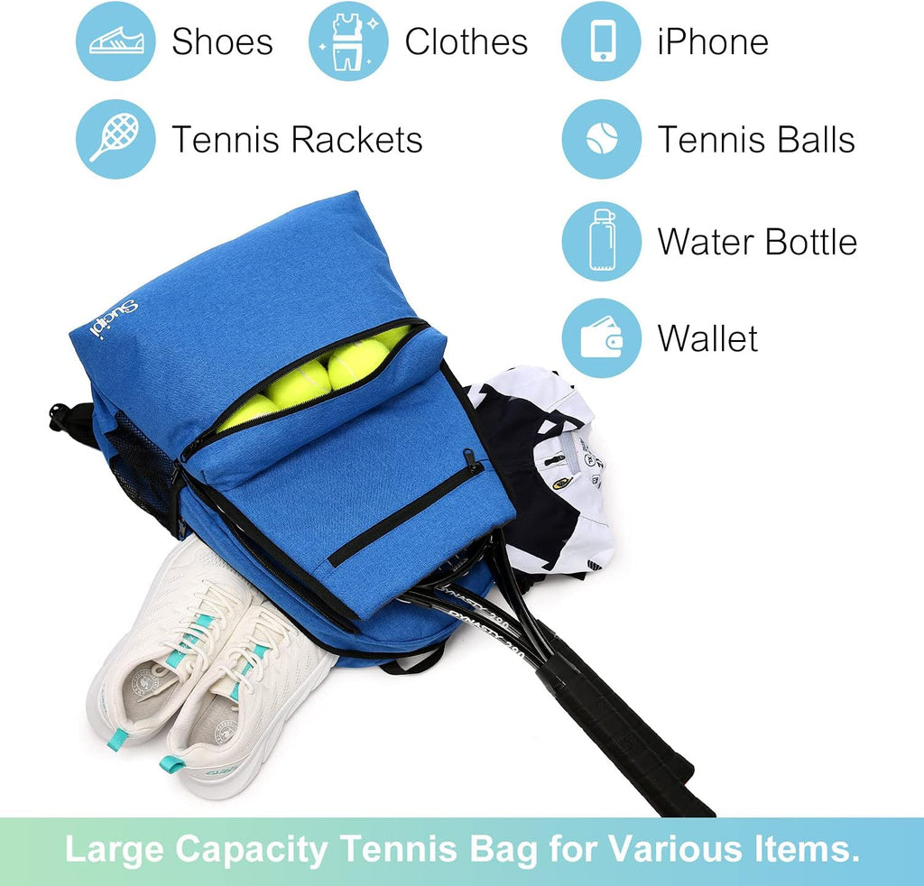Sucipi Bolsa de Tenis Profesional Mochila de Tenis para Hombres y M...