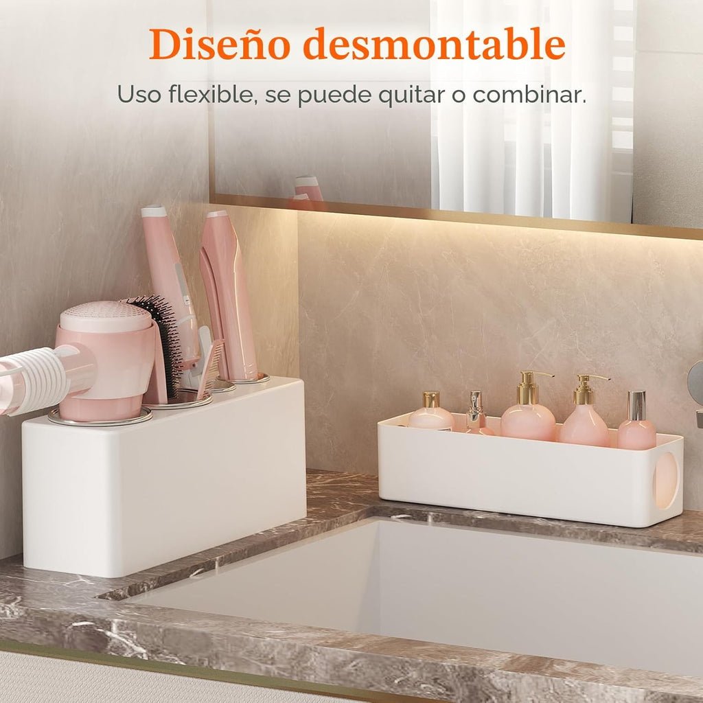 Lifewit Organizador de herramientas para el cabello para tocador, s...