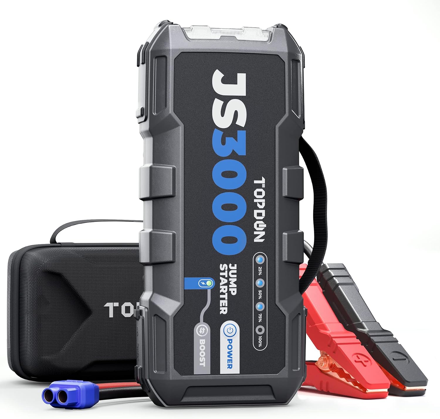 TOPDON JS3000 - Arrancador de batería de 3000 A\/24000 mAh, paquete...