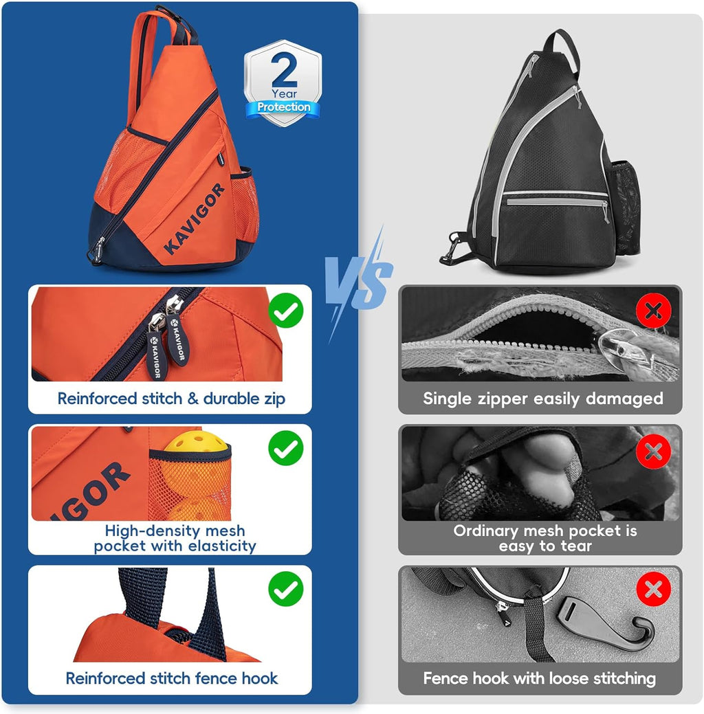 KAVIGOR Bolsa de pickleball 2025, mochila ultraligera convertible c...