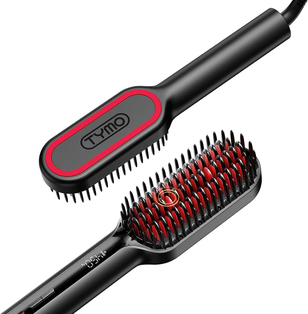 TYMO Cepillo Alisador de Cabello \u2013 Cepillo Alisador Compacto I...